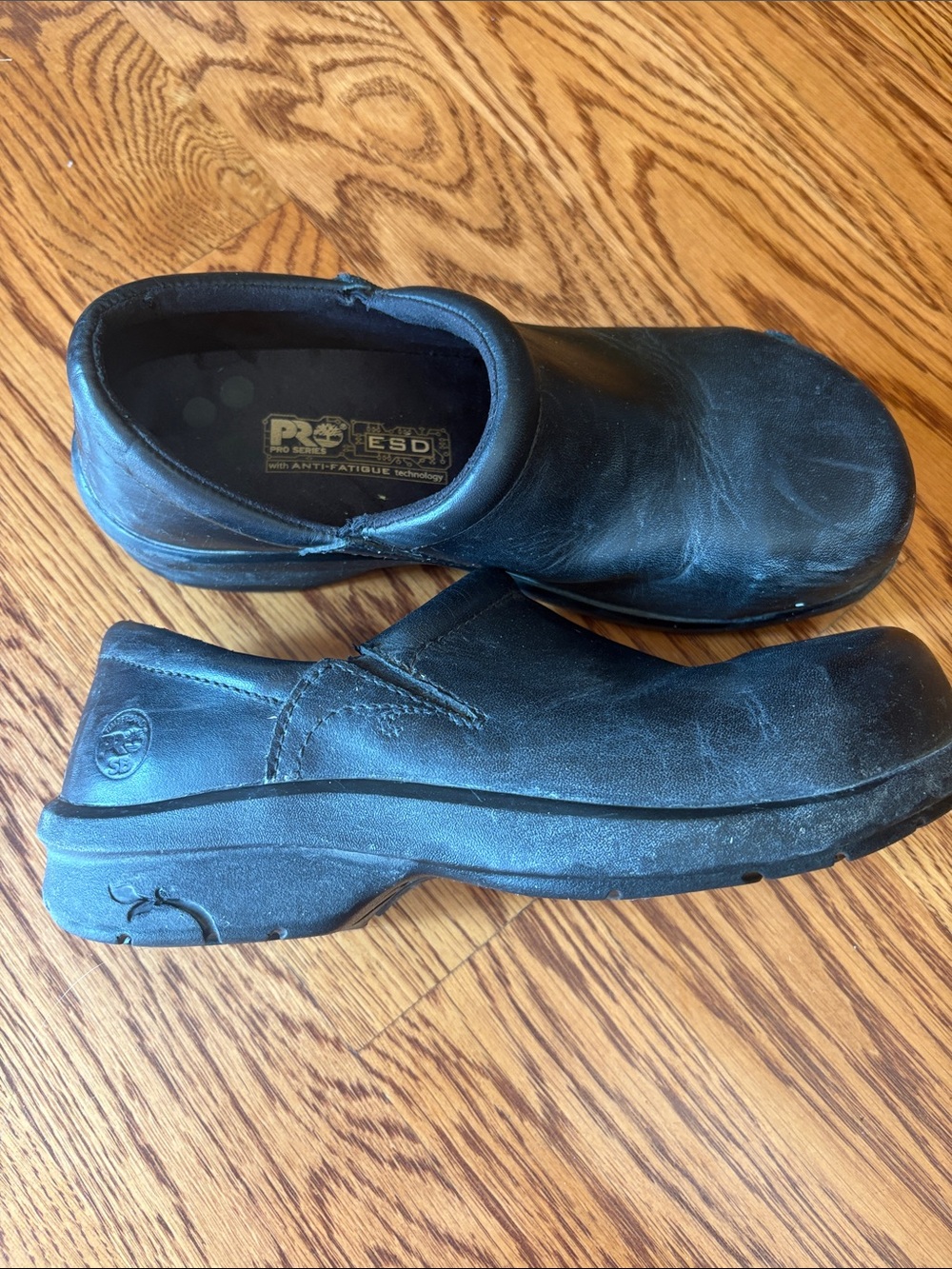 Timberland Professional PRO Safety slip resistant work steel toe Shoes 7 clogs